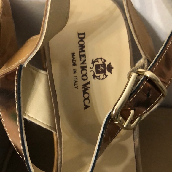 🌺🌺 DOMENICO VACCA platform sandals size 38 - Picture 6 of 7